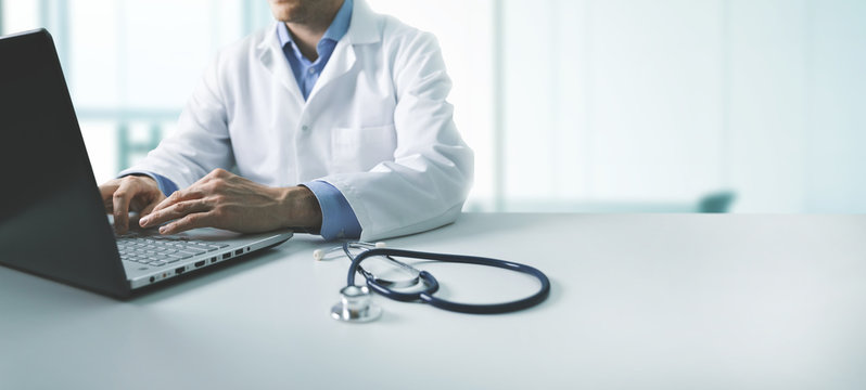 Doctor consulting patient